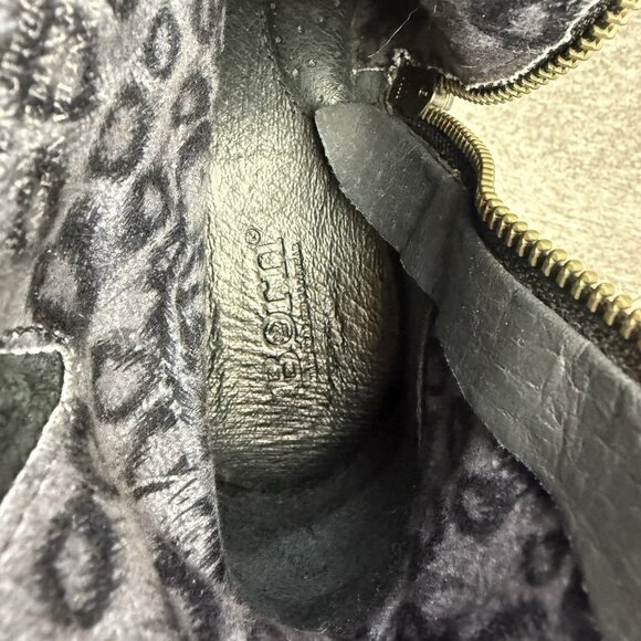 ✅Born Boots Womens Sz 7 Raisa Black Leather Side Zip Ankle Bootie Buckle Accents - Picture 4 of 10